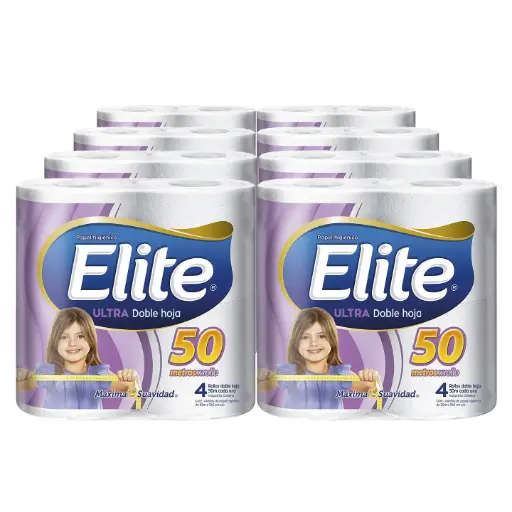 Papel higiénico Elite 50 mts 32 UN Manga